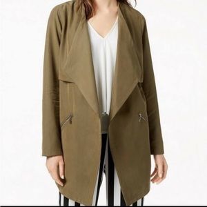🟣Bar III Draped Trench Jacket